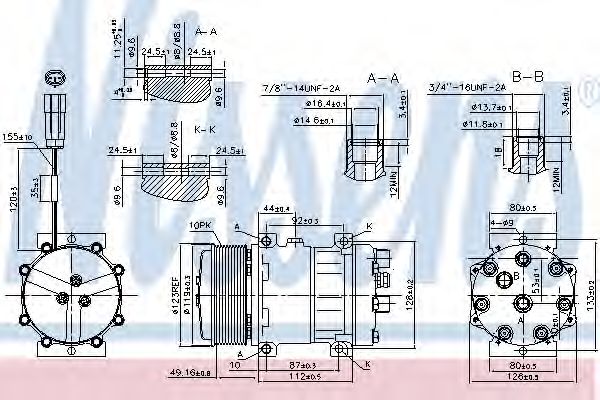Компрессор, кондиционер NISSENS 890311