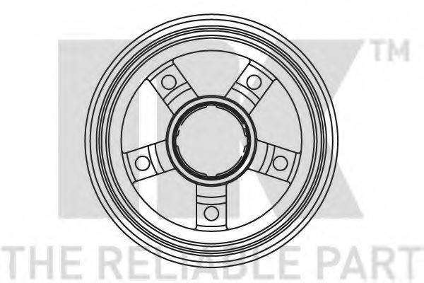 Тормозной барабан NK 253509