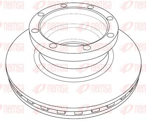 Тормозной диск REMSA NCA1232.20