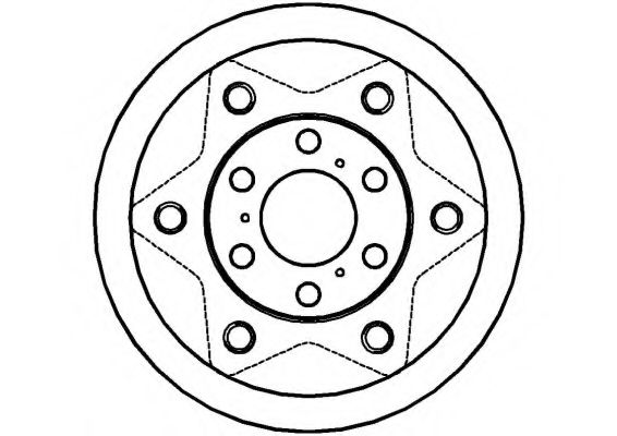 Тормозной диск NATIONAL NBD217