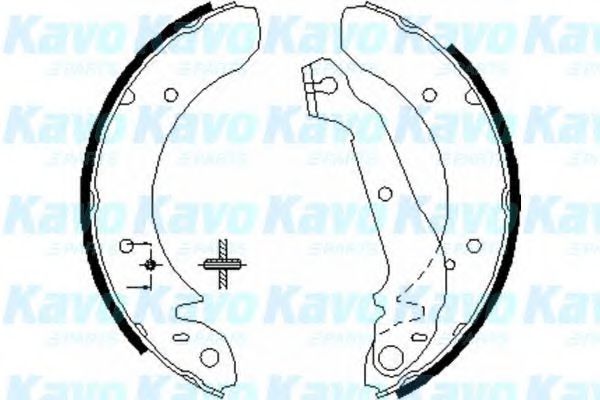 Комплект тормозных колодок KAVO PARTS BS-3400
