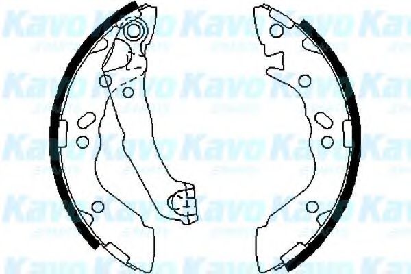 Комплект тормозных колодок KAVO PARTS BS-3407