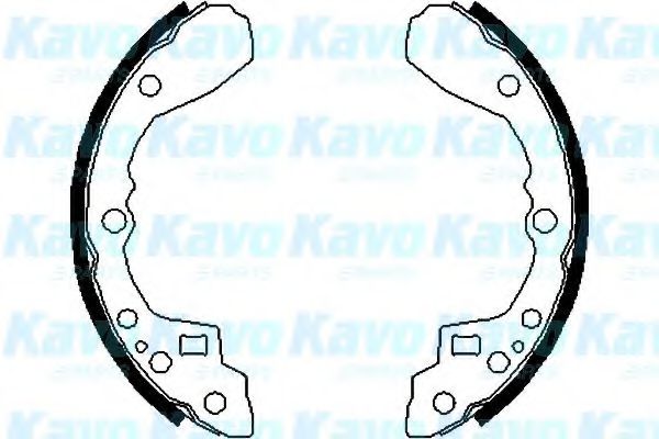 Комплект тормозных колодок KAVO PARTS BS-4401