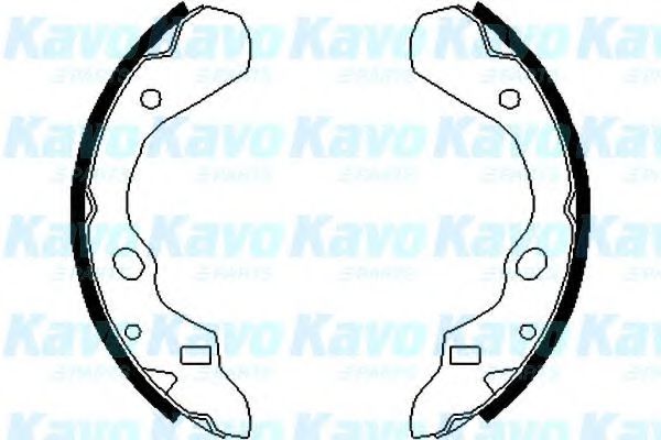 Комплект тормозных колодок KAVO PARTS BS-5413