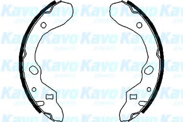 Комплект тормозных колодок KAVO PARTS BS-5414