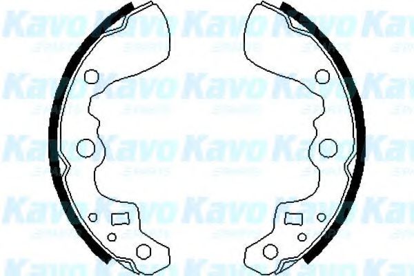 Комплект тормозных колодок KAVO PARTS BS-8909