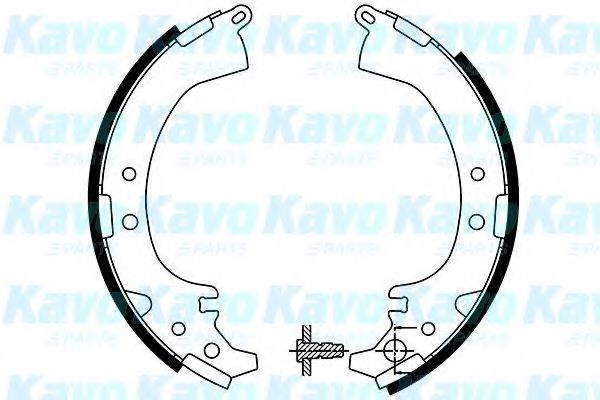 Комплект тормозных колодок KAVO PARTS BS-9925