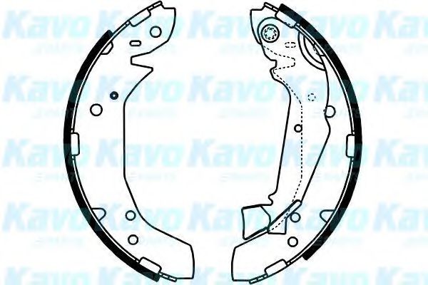 Комплект тормозных колодок KAVO PARTS BS-3416