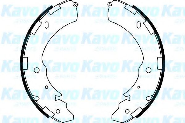 Комплект тормозных колодок KAVO PARTS BS-6418