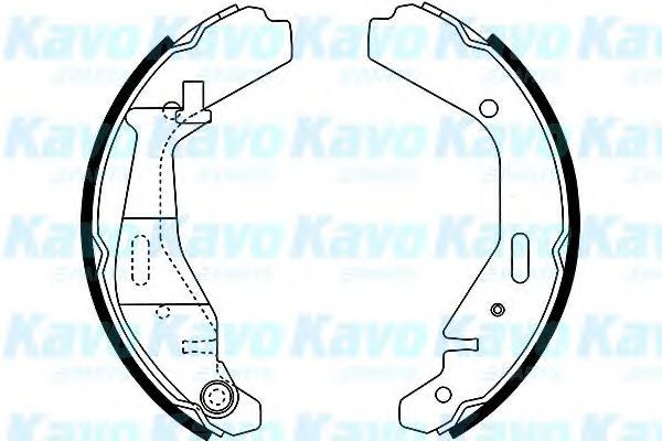 Комплект тормозных колодок KAVO PARTS BS-8926