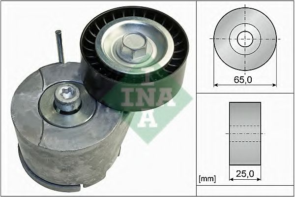 Натяжная планка, поликлиновой ремень INA 534 0455 10