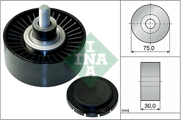 Паразитный / ведущий ролик, поликлиновой ремень INA 532 0751 10