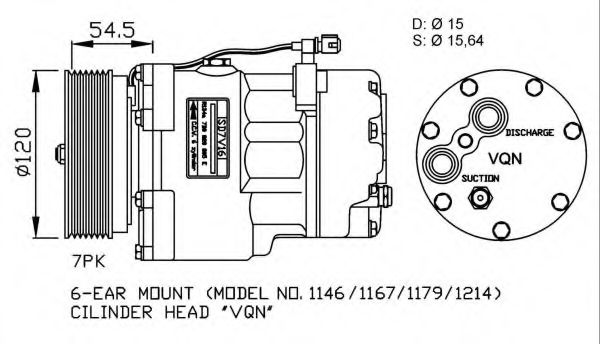 Компрессор, кондиционер NRF 32056G