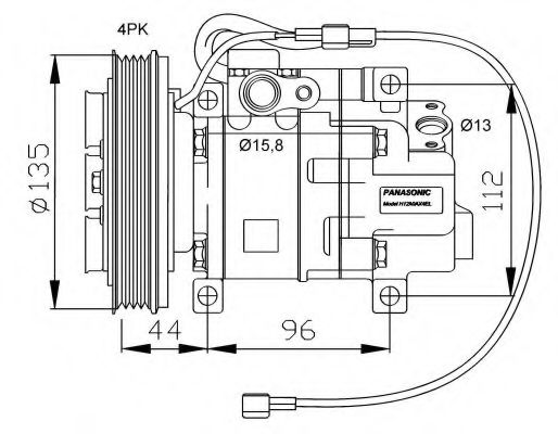 Компрессор, кондиционер NRF 32095G