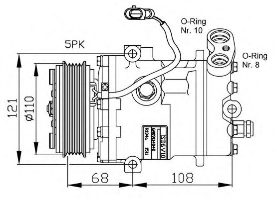 Компрессор, кондиционер NRF 32197G