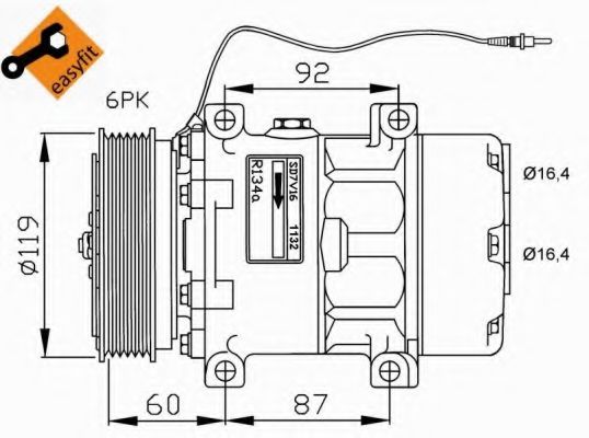 Компрессор, кондиционер NRF 32276G