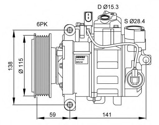 Компрессор, кондиционер NRF 32462G