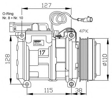 Компрессор, кондиционер NRF 32556G