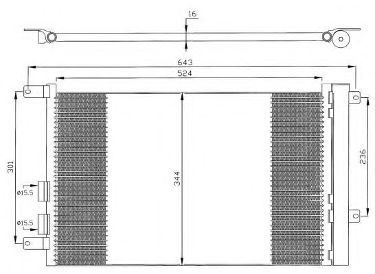 Конденсатор, кондиционер NRF 35330