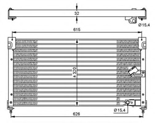 Конденсатор, кондиционер NRF 35348