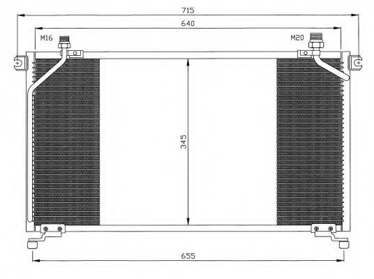 Конденсатор, кондиционер NRF 35373