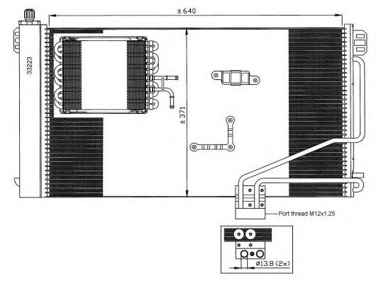 Конденсатор, кондиционер NRF 35536