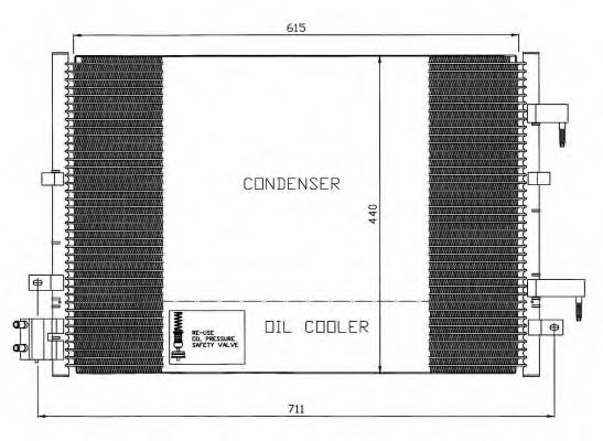 Конденсатор, кондиционер NRF 35539