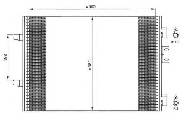 Конденсатор, кондиционер NRF 35544