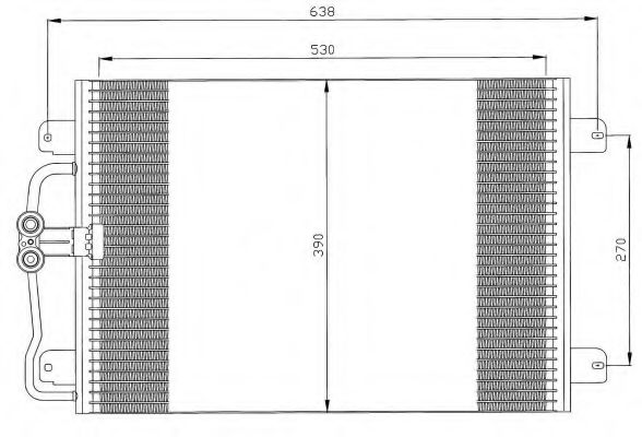 Конденсатор, кондиционер NRF 35832