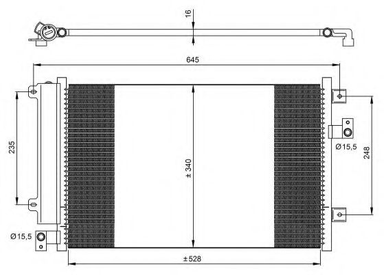 Конденсатор, кондиционер NRF 35942