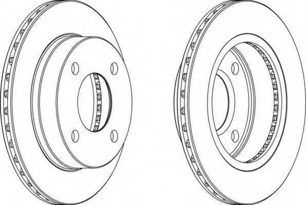 Тормозной диск NECTO WN1073