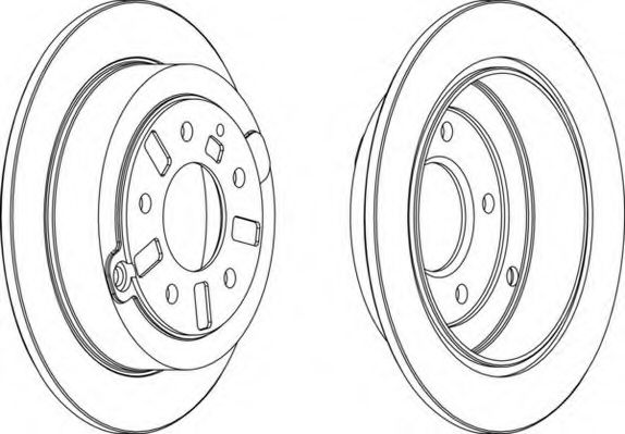 Тормозной диск NECTO WN959