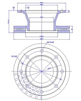 Тормозной диск CAR 150.085