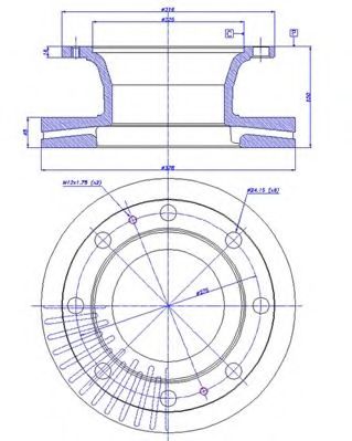 Тормозной диск CAR 150.365