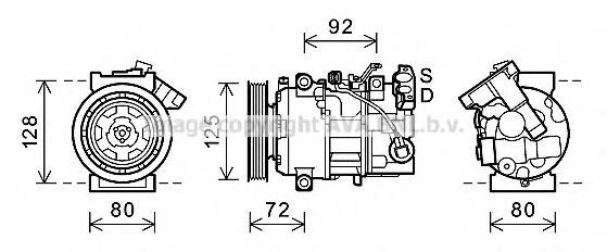 Компрессор, кондиционер AVA QUALITY COOLING RTAK489