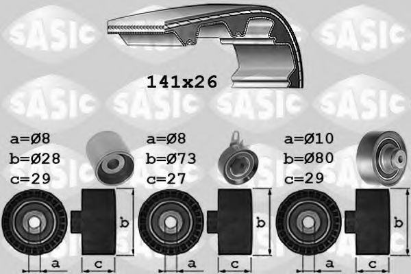 Комплект ремня ГРМ SASIC 1756049