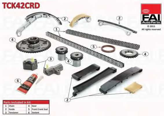 Комплект цели привода распредвала FAI AutoParts TCK42CRD