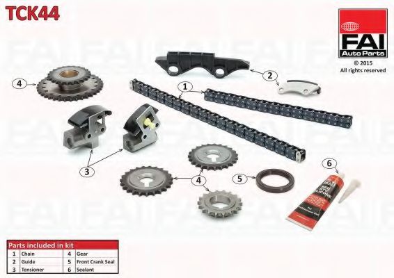 Комплект цели привода распредвала FAI AutoParts TCK44