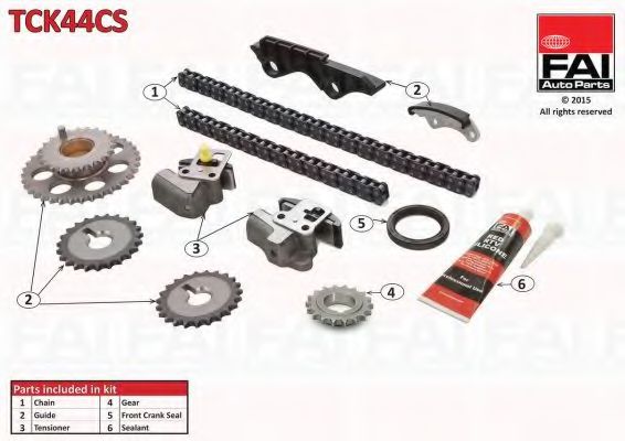 Комплект цели привода распредвала FAI AutoParts TCK44CS