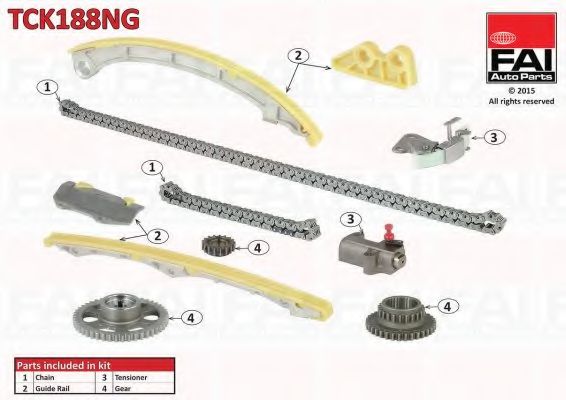 Комплект цели привода распредвала FAI AutoParts TCK188NG