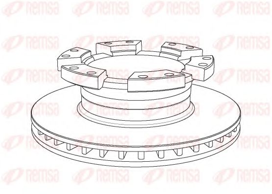 Тормозной диск KAWE NCA1049.20