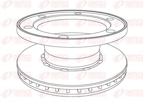 Тормозной диск KAWE NCA1077.20