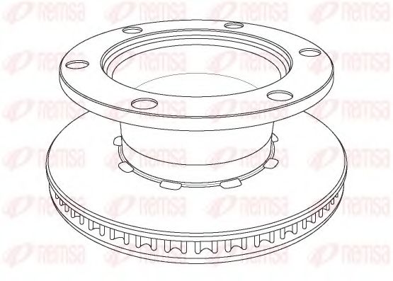 Тормозной диск KAWE NCA1125.20