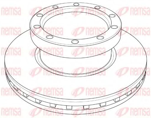Тормозной диск KAWE NCA1213.20