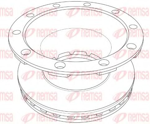 Тормозной диск KAWE NCA1218.20