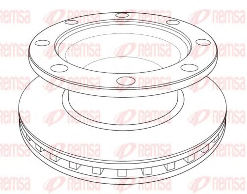 Тормозной диск KAWE NCA1223.20