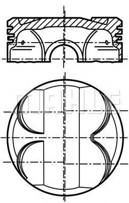 Поршень MAHLE ORIGINAL 081 PI 00111 000