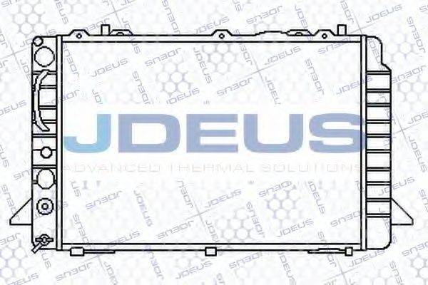 Радиатор, охлаждение двигателя JDEUS 001M08