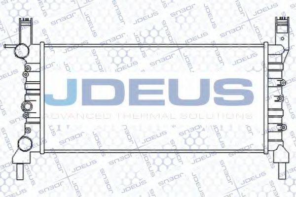 Радиатор, охлаждение двигателя JDEUS 011V13