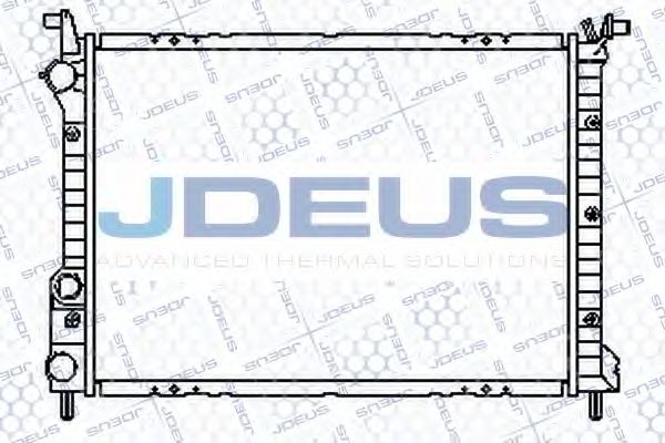 Радиатор, охлаждение двигателя JDEUS 011V55